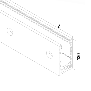 Side mount - Model 1020 CAD Drawing